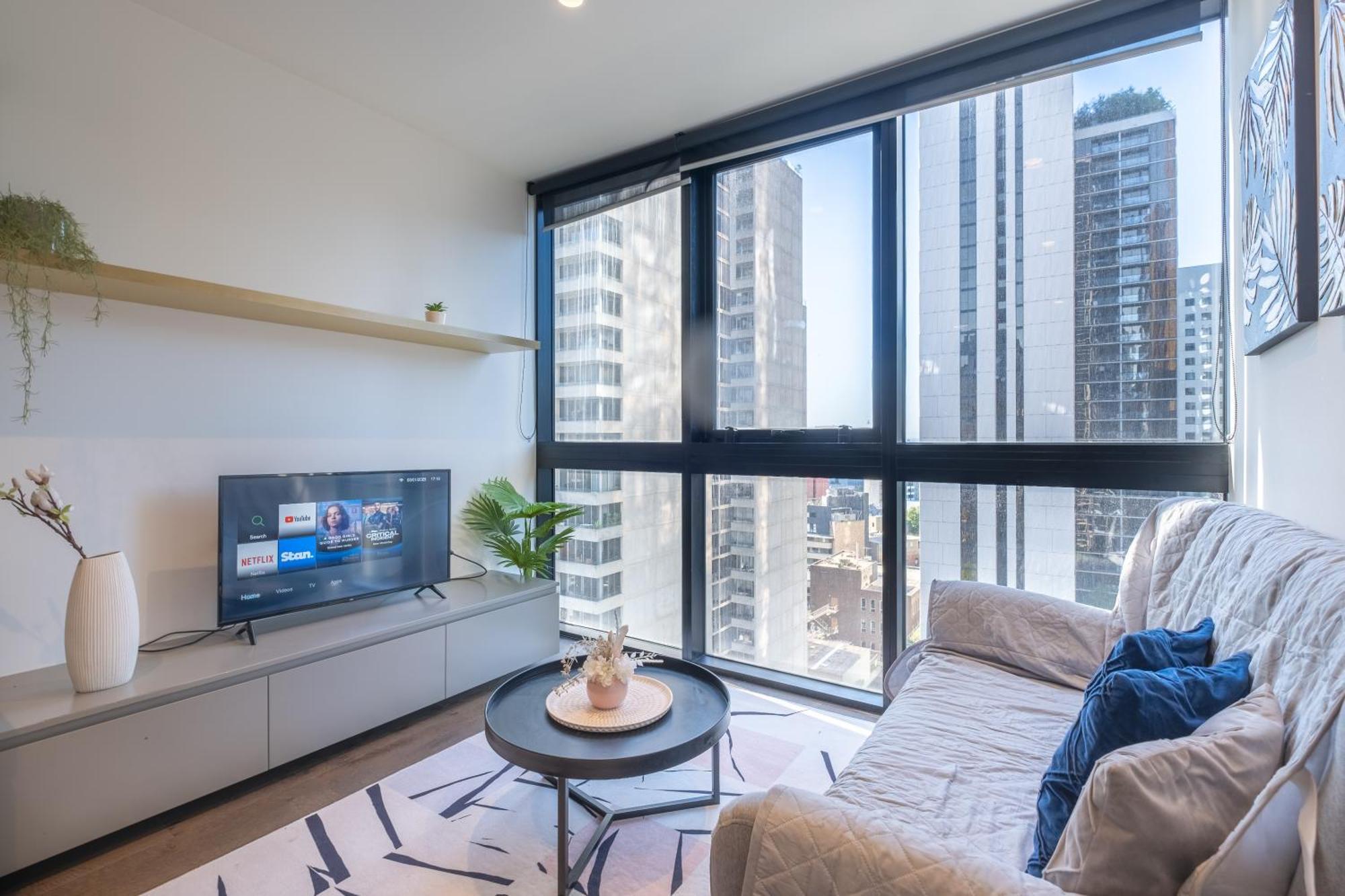 Relaxed 1Br1Ba City View Apt Wifi In Cbd Melbourne Ngoại thất bức ảnh